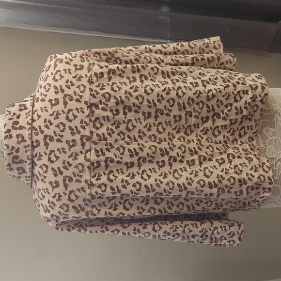 DIALOGUE Leopard Print Buttoned Down Blazer Jacket - Picture 10 of 12